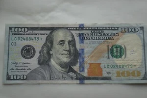 100 dollar bill star note 2009A - Picture 1 of 6