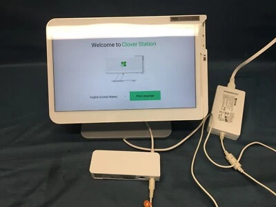 **LEER** Sistema de punto de venta Clover C500 Station POS con fuente de alimentación Foto 1 de 4