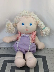 Playskool Grandmas Marshmallow Babies Doll Yarn 16 Inch 1986 Stuffed Toy - Picture 1 of 12