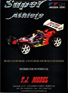 Mugen Seiki Super Athlete RC Car Print Ad Ephemera Wall Art Decor - Picture 1 of 1