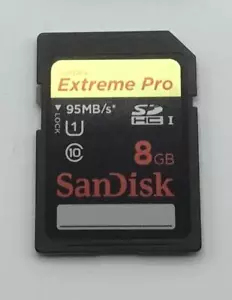 SanDisk Extreme Pro 8GB SDHC UHS-I Card - 95 MB/s - Class 10 (SDSDXPA-008G-X46) - Picture 1 of 1