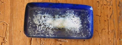 vintage SERGE NEKRASSOFF enameled copper pin tray - 3.5 in. x 2 in. - Image 1 of 4