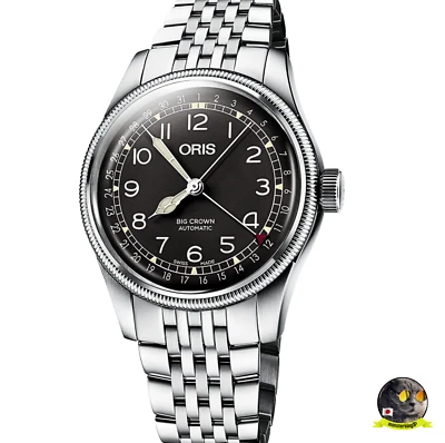 Oris Big Crown Pointer Date 40mm Automatic Black Dial 01 754 7741 4064 NEW - Image 1 of 4