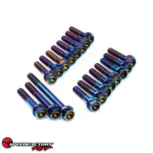 Speedfactory Racing BURNT Titanium Transmission Case Bolt Kit For K FWD/AWD - Bild 1 von 3
