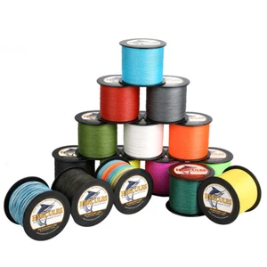 HERCULES 500M 4 Strands PE 6lb 8lb 10lb 15lb 20lb 30lb-100lb Braid Fishing Line - Picture 1 of 27