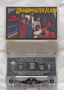 Vintage 1986 GRANDMASTER FLASH: The Source Rap / Hip Hop Cassette Tape - Picture 1 of 3