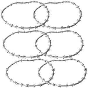 Set of 6 Plastic Barbed Wire Accessories for 6 Inch Action Figures - Picture 1 of 1