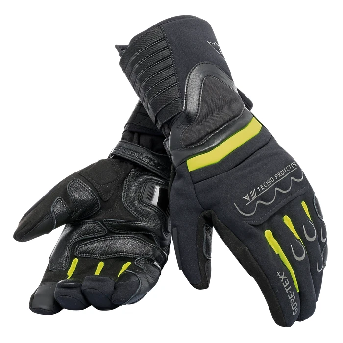 Dainese Scout 2 Goretex Yellow Motorcycle Gloves Size M Winter - Image 1 of 1