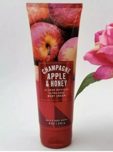 Bath & Body Works Champagne Apple & Honey 24 HR Moisture Body Cream 8oz/226ml  - Picture 1 of 3
