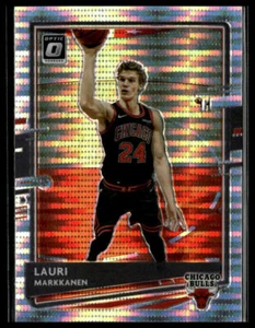 Lauri Markkanen 2020-21 Donruss Optic Silver Pulsar #85 Chicago Bulls - Picture 1 of 2