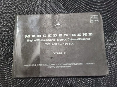 Catálogo ORIGINAL Mercedes-Benz Modelo Tipo 450 SL/450 SLC G PC 045 049 Foto 1 de 3
