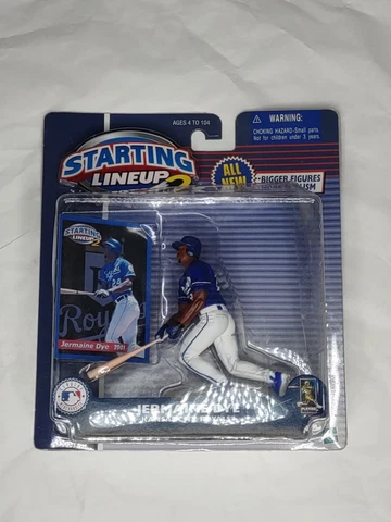 Vintage Hasbro Starting Lineup 2 Jermaine Dye Kansas City Royals Collectible Cover