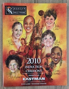 Women's Basketball Hall Of Fame 2010 Induction Ceremony Program HOF Lobo Edwards - Picture 1 of 2