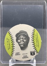 1977 BURGER CHEF FUN MEAL DISCS MLB #NNO Lenny Randle Texas Rangers MSA EXMT