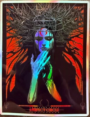 A PERFECT CIRCLE THOUSAND PALMS CA STICKER/POSTER FOIL SESSANTA APRIL 24TH 2025 - Image 1 of 4