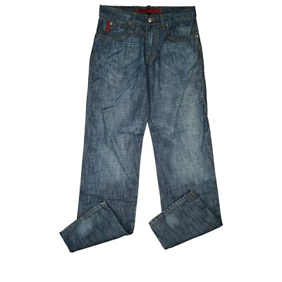 Signum El Paso Hombre Vaqueros Recto Pierna Regular Fit 46 W30 L34 30/34 Azul - Imagen 1 de 4