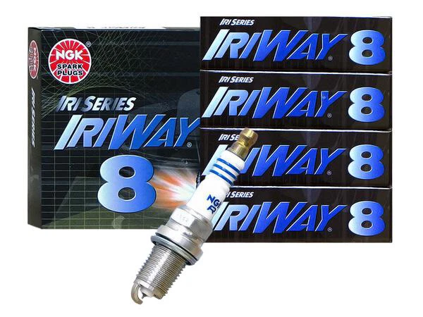 [Set of 4] NGK IRI Series IRIWAY8 Iridium Spark Plugs Heat Range No.8 - Image 1 of 1