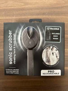 Kit profesional de lavado corporal y depurador sónico Black Wolf para hombre nuevo - Imagen 1 de 3