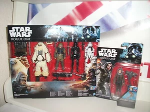 star wars ROGUE ONE MOROFF MULTIPACK & JYN ERSO FIGURE BUNDLE/JOB LOT NEW - Picture 1 of 3