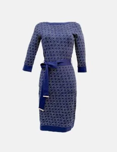 Carolina Herrera Rosetta Seal Knit Dress - Picture 1 of 3