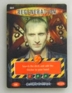 DOCTOR WHO BATTLES IN TIME TRADE CARD REGENERATION ULTRA RARE #81 - Picture 1 of 2