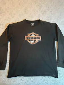 Men's Harley Davidson Black Long Sleeve T-Shirt - Picture 1 of 1