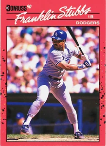 1990 - Donruss --- Franklin Stubbs -- Card # 615 --- Los Angeles Dodgers - Picture 1 of 2