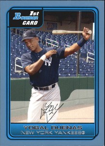 2006 (YANKEES) Bowman Prospects Blue #B80 Yobal Duenas /500