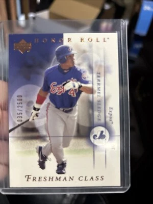 2003 Upper Deck HR - Freshman Class Silver Honors #152 Terrmel Sledge / 2500(RC) - Image 1 of 2