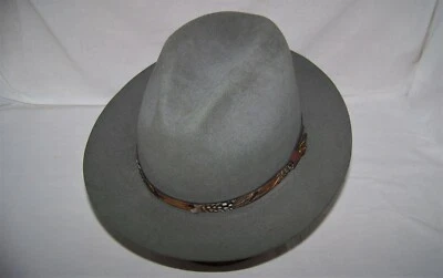 Stetson Weekender Fedora Hat (7 gray) - Image 1 of 4