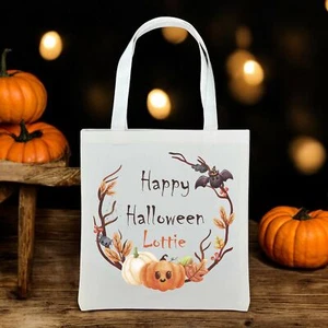 Bolsas personalizadas de truco o trato | Bolsas de Halloween | Lata personalizada de Halloween... - Imagen 1 de 29