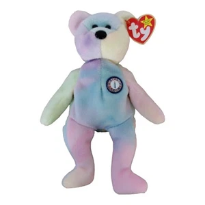TY Beanie Baby - B.B. BIRTHDAY Bear Vintage Retired - Picture 1 of 7