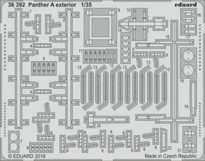 Panther A exterior for Takom kit Eduard 36392 1:35 - Picture 1 of 1