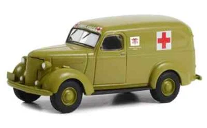 Greenlight 1939 Chevrolet Panel Truck Ambulance Diecast Collectibles 1/64 - Imagen 1 de 2