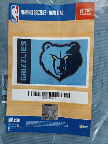 Memphis Grizzlies 36" x 60" Name Flag by Desert Cactus Cover
