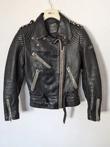 Vintage Hein Gericke Leather Motorcycle Jacket - Women's Size 38 (S) - Picture 1 of 15