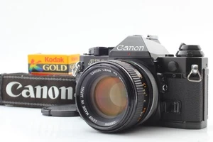 [Exc+5 ] Canon AE-1 Program 35mm Film Camera Black + "O" Lens FD 50mm F/1.4 JPN - Picture 1 of 13