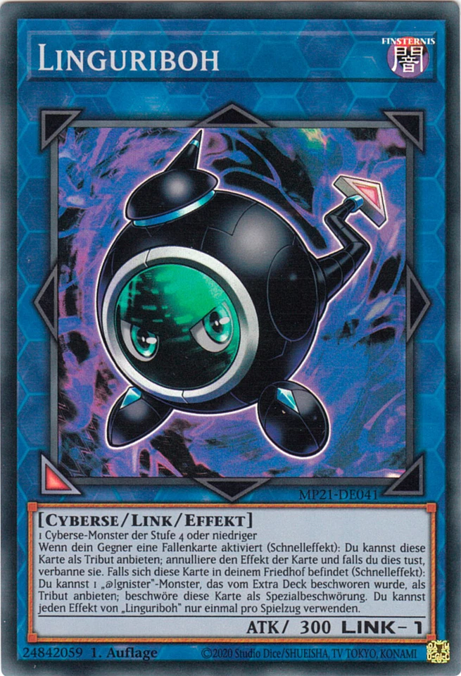 YU-GI-OH, LINGURIBOH, SR, MP21-DE041, 1. Auflage, TOP - Bild 1 von 1