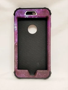 Custodia telefono per iPhone 8 Plus viola spazio nero - Foto 1 di 2