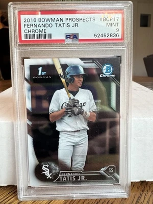 Fernando Tatis Jr. 2016 Bowman Chrome Prospects 1st Bowman #BCP17 - PSA 9 como nuevo @ Foto 1 de 2