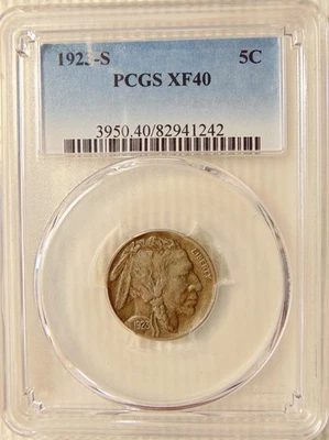 1923-S Buffalo Nickel - Better Date - PCGS XF40 - Great Looking Coin - Image 1 of 4