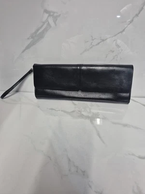 Alfani Black 12” Magnet Clasp Multi Pocket Wristlet Wallet Clutch Wallet. - Изображение 1 из 4