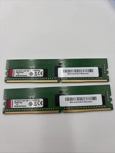 16 GB di memoria Kingston (2 x 8 GB) RAM Pc4 2400T KVR24R17S8/8 - Foto 1 di 1