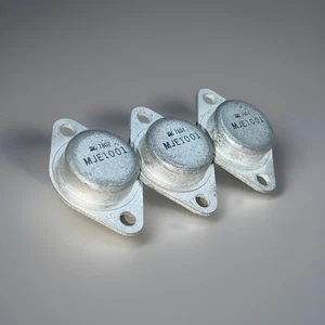 3x - SGS ATES - MJE1001 - DARLINGTON  TO-3 - hFE 30-50 - Vintage Audio NOS - Picture 1 of 2