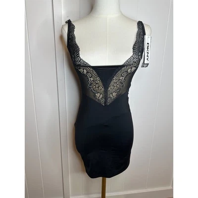 DKNY Womens Shapewear Size Small Fits an A/B Cup Black Sexy Tummy Control - Image 1 of 4
