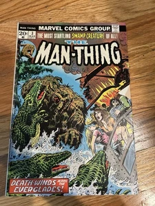 1973 THE MAN THING MARVEL COMIC # 3 - Picture 1 of 7