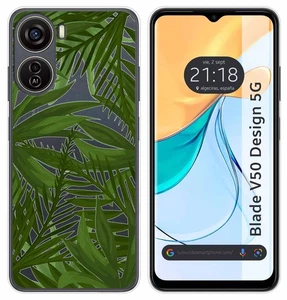 Cover Silicone Trasparente per ZTE Blade V50 Design 5g Disegno Giungla Disegni - Foto 1 di 1