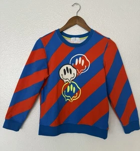 Rockets Of Awesome Boys Camp Crew Pullover Size 12 Blue Multi - Picture 1 of 6