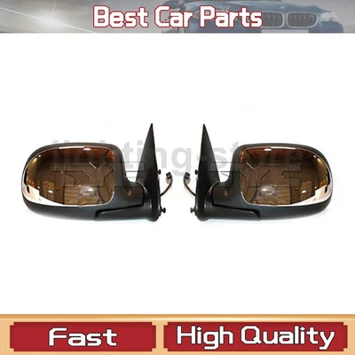 Espejo retrovisor izquierdo derecho para Chevy Silverado 1500 1999-2002 2 piezas Foto 1 de 4
