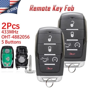 2 For 2019 2020 2021 Dodge Ram 1500 Remote Start Car Key Fob 5Button OHT-4882056 - Bild 1 von 6